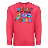 Cardinal i blasted my way through 100 days Premium Sweatshirt - MaliasSmallBusiness