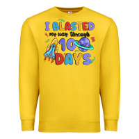 Lemon i blasted my way through 100 days Premium Sweatshirt - MaliasSmallBusiness