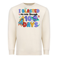 Sandshell i blasted my way through 100 days Premium Sweatshirt - MaliasSmallBusiness