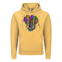 Vintage Mustard mardi gras french bulldog Vintage Hoodie - RanaPortraitStore
