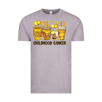 Childhood Cancer Coffee Cups Vintage Tee | Teevron