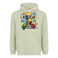 Matcha autism listen learn advocate Heavyweight Hoodie - MaliasSmallBusiness