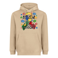 Mushroom autism listen learn advocate Heavyweight Hoodie - MaliasSmallBusiness