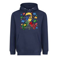 Navy autism listen learn advocate Heavyweight Hoodie - MaliasSmallBusiness
