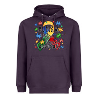Plum autism listen learn advocate Heavyweight Hoodie - MaliasSmallBusiness