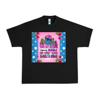 Black ohana means family stitch Urban Heavy Tee - Zillion Design Studio