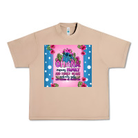 Burro ohana means family stitch Urban Heavy Tee - Zillion Design Studio