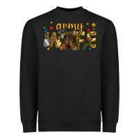 Black army wife western Heavyweight Sweatshirt - texasbilliewilder