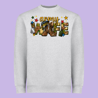 Heavyweight Sweatshirt army wife western