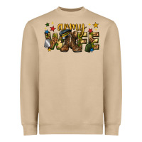 Mushroom army wife western Heavyweight Sweatshirt - texasbilliewilder