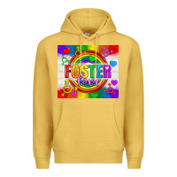 Antique Gold Foster Love LGBTQ+ Tumbler Premium Hoodie - BundleAndBundleShop