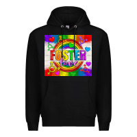 Black Foster Love LGBTQ+ Tumbler Premium Hoodie - BundleAndBundleShop