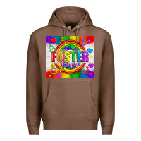 Chestnut Foster Love LGBTQ+ Tumbler Premium Hoodie - BundleAndBundleShop