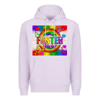 Lilac Foster Love LGBTQ+ Tumbler Premium Hoodie - BundleAndBundleShop