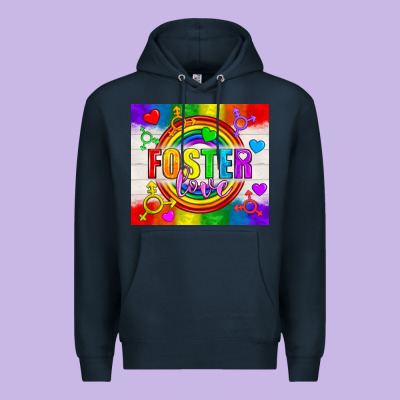 Foster Love Lgbtq+ Tumbler Premium Hoodie Designed By Bundleandbundleshop
