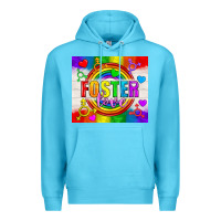 Ocean Blue Foster Love LGBTQ+ Tumbler Premium Hoodie - BundleAndBundleShop