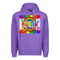 Purple Foster Love LGBTQ+ Tumbler Premium Hoodie - BundleAndBundleShop
