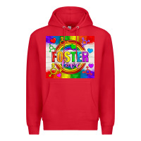 Red Foster Love LGBTQ+ Tumbler Premium Hoodie - BundleAndBundleShop