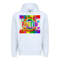 White Foster Love LGBTQ+ Tumbler Premium Hoodie - BundleAndBundleShop