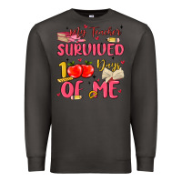 Smoke my teacher survived 100 days of me Premium Sweatshirt - MaliasSmallBusiness