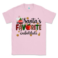 Bubblegum Pink santa's favorite substitute Classic Tee - AdoDesignShop