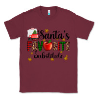 Burgundy santa's favorite substitute Classic Tee - AdoDesignShop