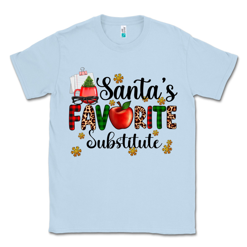 Santa's Favorite Substitute Classic Tee by AdoDesignShop | Teevron