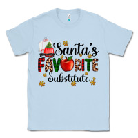 Dusty Blue santa's favorite substitute Classic Tee - AdoDesignShop