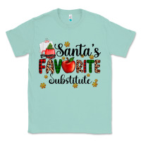 Seafoam santa's favorite substitute Classic Tee - AdoDesignShop