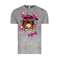 Cloud Rock just minding my balloon business messy bun Vintage Tee - texasbilliewilder