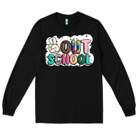 Black peace out school Long Sleeve Tee - JahusDesignShop