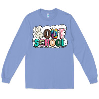 Colony Blue peace out school Long Sleeve Tee - JahusDesignShop