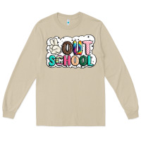 Mushroom peace out school Long Sleeve Tee - JahusDesignShop