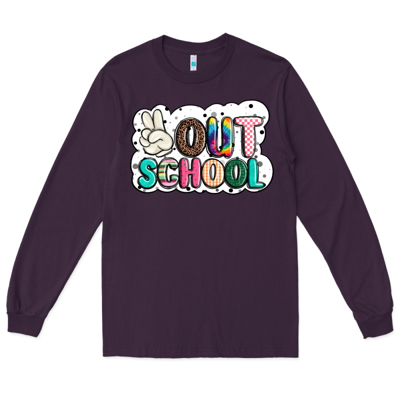 Peace Out School Long Sleeve Tee by JahusDesignShop | Teevron