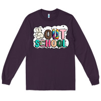 Plum peace out school Long Sleeve Tee - JahusDesignShop