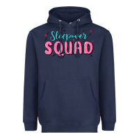 Navy sleepover squad Heavyweight Hoodie - MaliasSmallBusiness