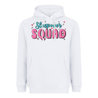 White sleepover squad Heavyweight Hoodie - MaliasSmallBusiness
