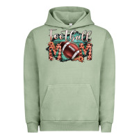 Pigment Oil Green Football Mom Urban Hoodie - Bettercallsaul