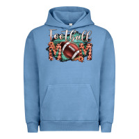 Pigment Pebble Blue Football Mom Urban Hoodie - Bettercallsaul