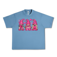 Pebble Blue Breast Cancer Gnomes Urban Heavy Tee - texasbilliewilder