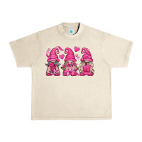 Sandshell Breast Cancer Gnomes Urban Heavy Tee - texasbilliewilder