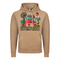 Vintage Coffee life is better in the country Vintage Hoodie - Zillion Design Studio