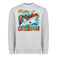 Heather Grey merry cruisemas Heavyweight Sweatshirt - Zillion Design Studio