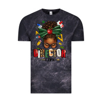Cloud Black director life afro messy bun Vintage Tee - texasbilliewilder
