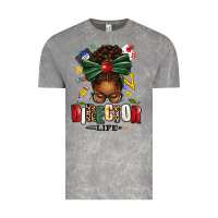Cloud Rock director life afro messy bun Vintage Tee - texasbilliewilder