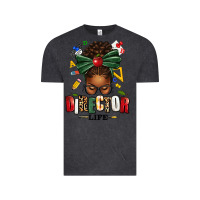 Vintage Black director life afro messy bun Vintage Tee - texasbilliewilder