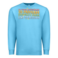 Ocean Blue to those accustomed to privilege Premium Sweatshirt - MaliasSmallBusiness