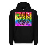 Black Free Nurse Hugs LGBTQ+ Tumbler Premium Hoodie - BundleAndBundleShop