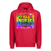 Cardinal Free Nurse Hugs LGBTQ+ Tumbler Premium Hoodie - BundleAndBundleShop