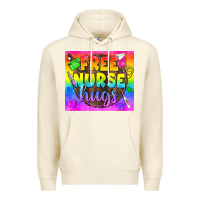Sandshell Free Nurse Hugs LGBTQ+ Tumbler Premium Hoodie - BundleAndBundleShop